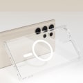 Miniatyrbild 5 av 11: Galaxy S22 ULTRA - Magnetiskt trådlöst laddningsskal med stötskydd Transparent