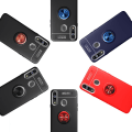 Miniatyrbillede 7 af 11: Samsung Galaxy A20S - Stilsäkert Praktiskt Skal med Ringhållare Svart/Röd