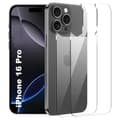 iPhone 16 Pro Skydd Fram & Bak 0,3mm 2-Pack Transparent