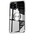 Miniatyrbild 1 av 11: iPhone 13 Pro Max - Stilsäkert Praktiskt Skal med Ringhållare Silver