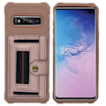 Miniatyrbillede 3 af 11: Samsung Galaxy S10 Plus - Praktiskt Skal med Kortfack Grön