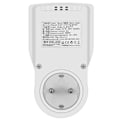 Miniatyrbillede 6 af 8: WIFI Smart Socket Digital Wattmätare Elmätare Vit