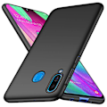 Pikkukuva 1 / 7: Robust Mattbehandlat Silikonskal - Samsung Galaxy A40 Svart
