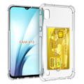 Pikkukuva 2 / 11: Samsung Galaxy A10 - Stilrent Skyddsskal med Kortfack Transparent/Genomskinlig