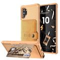 Pikkukuva 9 / 11: Elegantti älykäs kuori korttipaikalla - Samsung Galaxy Note10+ Röd Röd