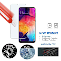 Miniatyrbilde 4 av 11: Skärmskydd 4-PACK Standard Screen-Fit HD-Clear Galaxy A40 Transparent/Genomskinlig