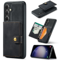 Miniatyrbillede 1 af 11: Galaxy S23FE - Stilrent Plånboksfodral med Magnetisk Hållare Svart