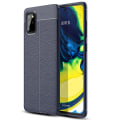 Miniatyrbilde 2 av 11: Stilsäkert Litchi-Läder Design Skal - Samsung Galaxy S20 Plus Svart