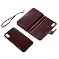 Miniatyrbillede 9 af 11: Elegant Plånboksfodral (9-Kort) iPhone XR (LEMAN) Rosaröd