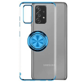 Miniatyrbillede 4 af 10: Samsung Galaxy A72 - Elegant Silikonskal med Ringhållare Röd