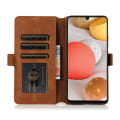 Miniatyrbilde 9 av 11: Samsung Galaxy A42 - Elegant Praktiskt Floveme Plånboksfodral Mörkblå