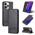Miniatyrbillede 8 af 11: iPhone 15 pro - Pl�nboksfodral i L�der med 3-kortfack Blue
