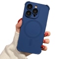 Miniatyrbilde 5 av 11: iPhone 12 Pro Max - Silikonskal med Magnetiskt Stötskydd Grå