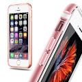 Pikkukuva 2 / 7: iPhone 7 PLUS - Stilren Bumper i Aluminium och Silikon Grå