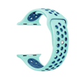 Miniatyrbillede 7 af 11: Apple Watch 38mm - Stilfulla Silikonarmband Hög Kvalité Mint/Blå L