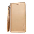 Samsung Galaxy A22 5G - Elegant Praktiskt HANMAN Plånboksfodral Guld