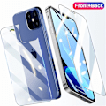 Miniatyrbilde 3 av 11: 2-Pack iPhone 14 Pro Max Fram- & Baksida Skärmskydd 0,3mm Transparent