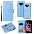 Miniatyrbillede 1 af 11: Samsung Galaxy Note 9 - Fodral Dubbelfunktion (LEMAN) Ljusblå