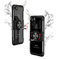 Pikkukuva 6 / 9: Stilrent Skal med Ringhållare - iPhone 6/6S Röd/Silver