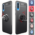 Pikkukuva 9 / 11: Samsung Galaxy A50 - Stilsäkert AUTO FOCUS Skal Ringhållare Svart/Röd Svart/Röd