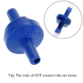 Miniatyrbilde 3 av 11: Backventil för Akvariets Syrgasluftpump Backflow-Plast Anti-Backflow Dropship Svart/Vit