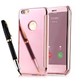 Miniatyrbilde 7 av 10: iPhone 6/6S Plus - Stilrent Clear View-fodral från LEMAN Silver