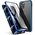 Pikkukuva 3 / 11: iPhone 15 - Skyddande Magnetiskt Dubbelsidigt Skal Grön