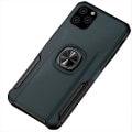 Miniatyrbild 6 av 11: iPhone 11 - Praktiskt Leman Skal med Ringhållare Röd
