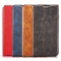 Miniatyrbillede 3 af 11: Robust Slitt�ligt RETRO Pl�nboksfodral - Samsung Galaxy S10 Plus Svart