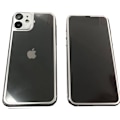 Pikkukuva 8 / 11: iPhone 11 Skärmskydd Fram- & Baksida Aluminium 9H HD-Clear Guld