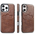 Miniatyrbilde 2 av 11: iPhone 16 - Elegant Leman skydd med kortfack Blå