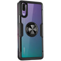 Miniatyrbillede 5 af 11: Skal med Ringh�llare - Huawei P20 Marinblå/Silver