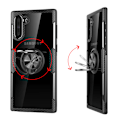 Miniatyrbild 11 av 11: Robust Stilsäkert Skal - Samsung Galaxy Note10 Svart/Silver Svart/Silver