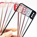 Pikkukuva 3 / 11: HuTech Skydd Baksidan (Aluminium) iPhone XS Max 2-PACK Röd