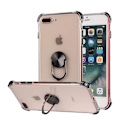 Pikkukuva 5 / 11: iPhone 7 Plus - Praktiskt Skyddande Skal med Ringhållare Blå