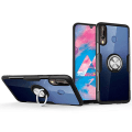 Miniatyrbillede 1 af 11: Huawei P Smart 2019 - Praktiskt Skyddsskal med Ringh�llare Svart/Silver Svart/Silver