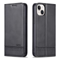 Miniatyrbilde 2 av 11: iPhone 15 plus - Pl�nboksfodral Magnetisk i L�der 3-kortfack Brown