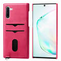 Skal med Kortfack - Samsung Galaxy Note10 Rosa