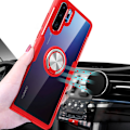 Pikkukuva 5 / 11: Huawei P30 Pro - Stilsäkert Hybridskal med Ringhållare (LEMAN) Blå/Blå