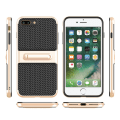 Miniatyrbilde 3 av 11: iPhone 8 Plus - Skyddsskal med Kickstand från LEMAN Rosa