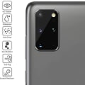 Pikkukuva 2 / 11: S20+ Full Cover Kameralinsskydd Härdat glas + Titanlegeringsram Svart/Grå