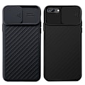 Miniatyrbillede 1 af 11: iPhone 8 Plus - Skyddsskal Kamera Skydd Svart Svart