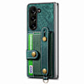 Miniatyrbild 7 av 11: Samsung Galaxy Z Fold 6 - Smart skydd med plånbok & stativ Blå