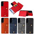 Miniatyrbilde 6 av 8: Samsung Galaxy S21 - Etui med kortholder Grå