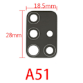 Miniatyrbillede 4 af 11: Samsung Galaxy A51 Bakre Kamerafälglins Reservdel Svart