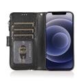 Miniatyrbilde 8 av 11: iPhone 12 Mini - Elegant Smidigt Plånboksfodral Brun