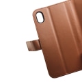 Miniatyrbild 8 av 11: iPhone XR - Stilrent Plånboksfodral i Läder från TOMKAS Brun