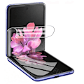 Miniatyrbilde 1 av 11: Galaxy Z Flip - Skärmskydd 3 in 1 Hydrogel Fram- & Baksida Transparent