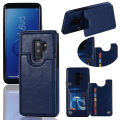 Miniatyrbilde 4 av 11: Samsung Galaxy S9+ - NKOBEE Läderskal med Plånbok/Kortfack Röd