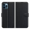 iPhone 12 Pro - Effektfullt NKOBEE Plånboksfodral Svart